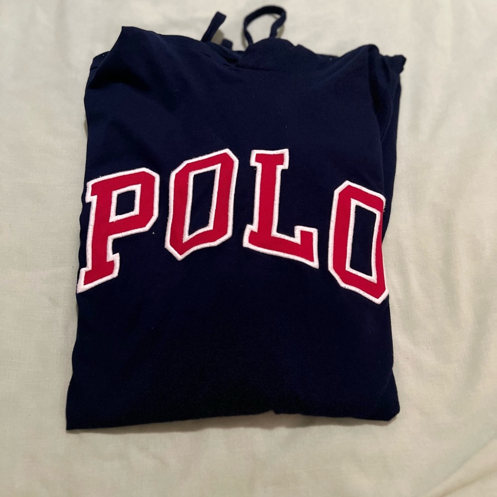 Polo by Ralph Lauren Navy and Red Sweater